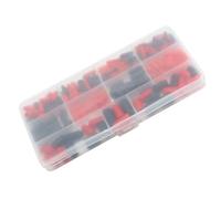 Set di 160 coperture isolanti con facile identificazione in gomma colorata tappi isolanti di installazione semplice per cavi e tubi coperture terminali in gomma