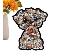 Set di 160 pezzi di legno - Kit di decorazione per giocattoli di precisione, set per cuccioli | Puzzle in legno per cani per adulti, bambini, familiari, amici, amante