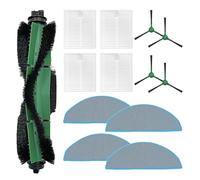 Set di 17 accessori per iRobot Roomba Combo Essential Y0110/Y0112,1 spazzola principale, 4 salviette, 4 filtri, 4 spazzole laterali