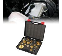 Set di 17 pezzi di alesatori per il purga del cilindro maestro dei freni in lega di alluminio, compatibile con la maggior parte dei veicoli