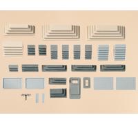 Set Di 17 Scale Varie In Diverse Dimensioni E Forme Kit Auhagen HO/TT 48646
