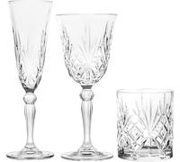 Set di 18 bicchieri in Vetro Melodia Rcr