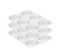 Set di 18 cuscinetti ammortizzatori in gel per tamburo, trasparenti, riutilizzabili, per il controllo del volume e la riduzione dell'eccesso