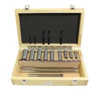 Set di 18 utensili for brocce for sedi chiavette HSS di dimensioni metriche for tornio, dimensioni della sede chiavetta B-4 mm, B-5 mm, C-6 mm, C-8 mm per lavori meccanici