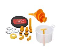 Set di 19 imbuti per anti-sversamento, accessori, imbuto