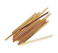 Set Di 19pcs Tasti Di Chitarra In Metallo Con Design Angolare Pre Arrotondato Ideale Per Chitarre Elettriche Offre Superficie Liscia E Materiale Robusto Per Migliorare L'Esperienza