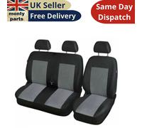 Set Di 2+1, Coprisedili Grigi Con Accenti Blu Per Master, Jumper, Boxer, Transit