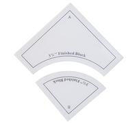 Set di 2/3 pezzi trasparenti per patchwork per trapuntatura righelli modello embriodery movimento libero per la maggior parte dei modelli di macchine da cucire domestiche per taglio creativo righello