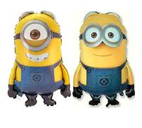 Set di 2-30 "Cattivissimo Me Minion Foil palloni Dave e Stuart (CS126 + CS141)