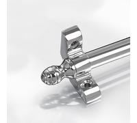 Set Di 2-4-6-8-10-12-14-16 Aste Per Moquette Per Scale,Materiale In Ottone,Fermagli Per Tappeti Per Scale Per Decorazioni Interne(6pcs,L 50in/127cm)