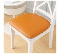 Set di 2/4/6 cuscini antiscivolo in ecopelle con laccetti, 43,2 cm, per sedie da pranzo, lavabili, per cucina e ristorante, comodi cuscini per uso domestico
