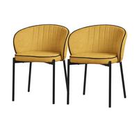 Set di 2/4/6 sedie da pranzo imbottite poltrone ergonomiche da cucina a scelta