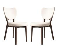 Set di 2/4/6 sedie da pranzo in legno con cuscino in spugna ad alta resilienza, gambe in legno massello per un forte sostegno, perfette per uso domestico e ristorante, mobili da cucina eleganti