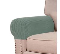 Set di 2/4 Copri Braccioli Elasticizzati per Poltrone, Antiscivolo Protezione Copridivano per mobili per sedie, Divano, Universale Copri Bracciolo Divano