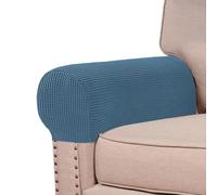 Set di 2/4 Copri Braccioli Elasticizzati per Poltrone, Antiscivolo Protezione Copridivano per mobili per sedie, Divano, Universale Copri Bracciolo Divano