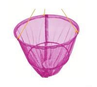 Set di 2/4 granchi Drop Net, Cristalli Granchio Drop Net, con Bait Bag & Corda & Line Maniglia per catturare granchi, pesce, gamberi, gamberi, aragosta (rosa)