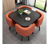 Set di 2/6 coprisedia elasticizzati moderni per sedie da pranzo, con schienale rotondo, non universali, resistenti, in legno, design ovale, formato A5, protezione perfetta per mobili da cucina