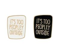 Set di 2-7 perni smaltati retrò con motivo gattino, cuore, organo e simboli della vita per risvolti, normale, Metallo non prezioso