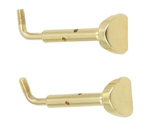 Set Di 2 Accessori Per Accordatore Per Violino Morsetto Per Mentoniera Da 3/4(Gold)