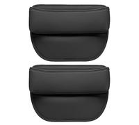 Set di 2 accessori per auto con scomparti intelligenti per cellulare, chiavi e carte - finalmente ordine in auto (nero)