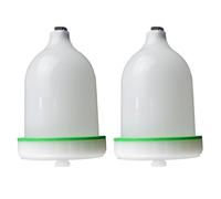 Set di 2 accessori per spruzzatore robusto da 600 ml, contenitori resistenti ai solventi, connettori di alimentazione in acciaio inox, tazza di ricambio per spruzzatore standard