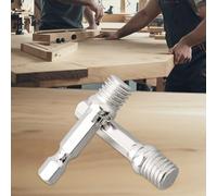 Set di 2 adattatori esagonali M10 per mandrini abrasivi e estensioni per cacciavite (2 pezzi)