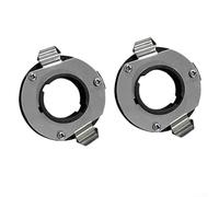 Set di 2 adattatori H7 per fari LED Geely per Sagitar per veicoli Lavida progettati per montaggio stabile e stabile della lampadina del faro a LED