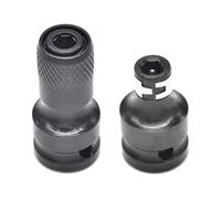 Set di 2 adattatori per presa d'urto quadrato da 1/2 pollici su 1/4 socket di trasmissione quadrato e conversione del riduttore