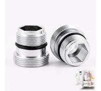 Set di 2 adattatori per rubinetto miscelatore M18.5 M22, connettore aeratore rubinetto per Ikea, Grohe, Neoperl, filtro Brita, aeratore, moussore, in metallo, facile da installare per accessori da