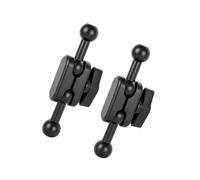 Set di 2 adattatori per telefono e tablet, doppia testa a sfera | Mount Daily per il supporto del telefono Tablet Setup con multi posizione sfera e presa connettore