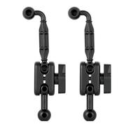 Set di 2 adattatori per telefono e tablet, sfera corta estesa | Mount Daily per il supporto del telefono Tablet Setup con multi posizione sfera e presa connettore