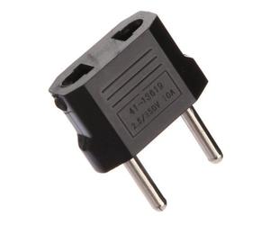 Set di 2 adattatori settore presa elettrica US Cina verso Europa Francia