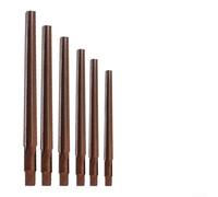 Set di 2 alesatori manuali a mano con perno conico da 1 50 gradi conici in acciaio HSS con codolo conico CNC (2 pezzi da 6 mm)