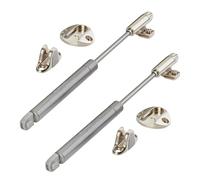 Set di 2 ammortizzatori a gas Italiana Ferramenta KRABY lift up (120 Newton, 277 mm di lunghezza totale) Ammortizzatori adatti per sportelli di armadi e cassettoni