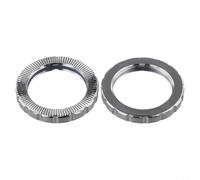 Set di 2 anelli di bloccaggio per dadi esterni per movimento centrale in acciaio per Bafang M500 M420 Ebike Drive System Fit