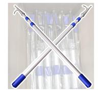 Set di 2 aste di attracco estensibili, Gancio per Asta di Spinta da 20/16/10/6 Piedi per Barche, Yacht, Piscine - Strumento Portatile per Il Salvataggio in Acqua, Ideale per la Nautica e l'u