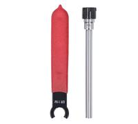 Set di 2 aste estensione per pinza del router, portapinza ER11 a gambo diritto con chiave, per router CNC, lunghezza 100 mm, strumento di precisione in acciaio al carbonio 40Cr per