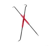 Set di 2 attrezzi a doppia testa per rimuovere paraolio, molle, anelli o e rondelle, con manico zigrinato filettato per una migliore presa