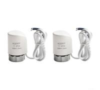 Set di 2 attuatori termici elettrici M30 1 5 mm AC230V per riscaldamento (normalmente aperto)