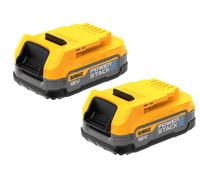 DeWALT Accessori - 2x batterie 18V POWERSTACK 1,7 Ah DCBP034E2