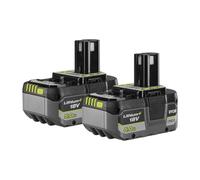 Set di 2 batterie RYOBI 18V OnePlus 5.0Ah agli ioni di litio RB18LL50