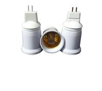 Set di 2 beccucci da G4 a E27 per lampade a risparmio energetico LED ordinarie, filettatura 27 mm, 5 pezzi (MR16 to E27,2 PCS)