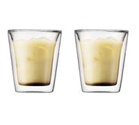 Set di 2 bicchieri - BODUM - Canteen - Doppia parete - 0,2 l - Trasparente