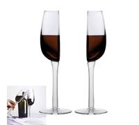 Set Di 2 Bicchieri Da Vino Mezzo, Mezza tazzas Da Vino A Semicircolare, Bicchieri Da Champagne, Calici Da Vinos Moderni Mezzo Formato, Calici Vinos Divertenti Per Natale, Festività, Feste, Matrimoni