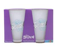 Stor S.L. Set di 2 bicchieri Stitch in cristallo opaco 490 ml
