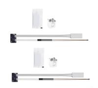 Set di 2 blocchi riscaldanti in ceramica da 24 V 48 W e termistore per | Materiale ceramica, temperatura massima 300°C, rilevamento preciso, include pasta termica e clip, per P1P/P1S/Combo