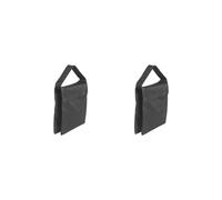 Set di 2 borse di sabbia, con treppiede, per studio fotografico, colore nero, 52 x 24 cm