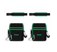 Set di 2 borse per attrezzi resistenti con fibbie a sgancio rapido per costruzione e manutenzione esterna