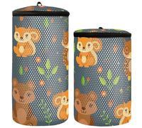 Set di 2 borse per scarpe per lavatrice, motivo animali personalizzati, scarpe da ginnastica estive, borsa per la biancheria, borsa per scarpe per lavare le scarpe, motivo animali personalizzati