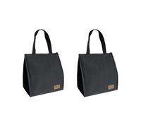 Set di 2 borse termiche da 9,5 l, per il pranzo, con funzione di supporto caldo/freddo per il pranzo, borsa da picnic, borsa termica isolata, per spiaggia, lavoro, viaggi, 25 x 16 x 28 cm (A)